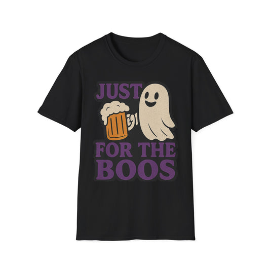 Halloween Ghost Beer Unisex T-Shirt, Funny Halloween Tee, Party Wear, Casual Style, Just for the Boos Shirt